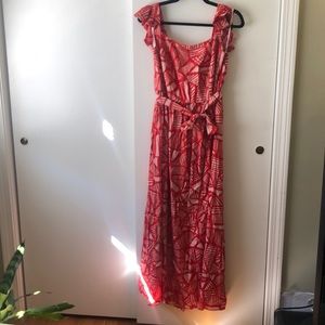 Eloquii maxi dress with belt